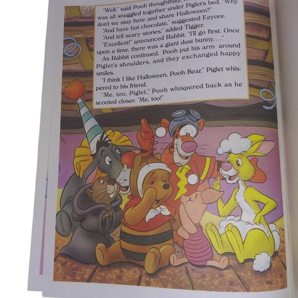 Winnie the Pooh's Halloween Paperback Book 1993 Special Edition Bruce Talkington - Picture 7 of 8